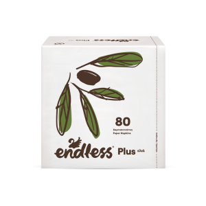 χαρτοπετσετες - χαρτικα - Endless Plus Ελιά 80φ Χαρτοπετσέτες